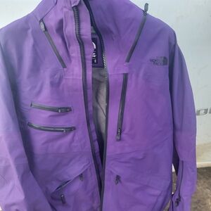 Purple North face jacket
